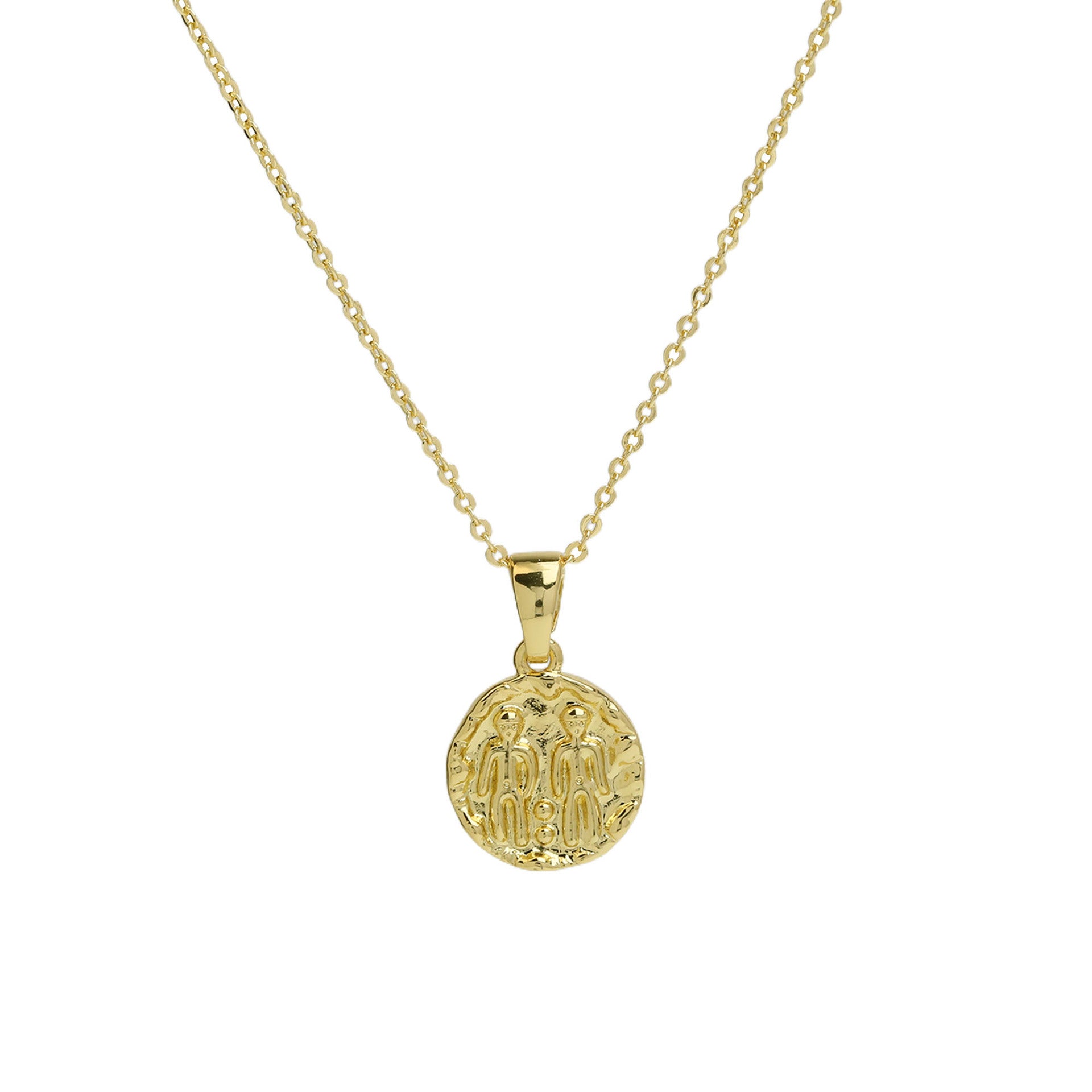 Anayah Zodiac Coin Necklace - Gemini [HT0QLS47]