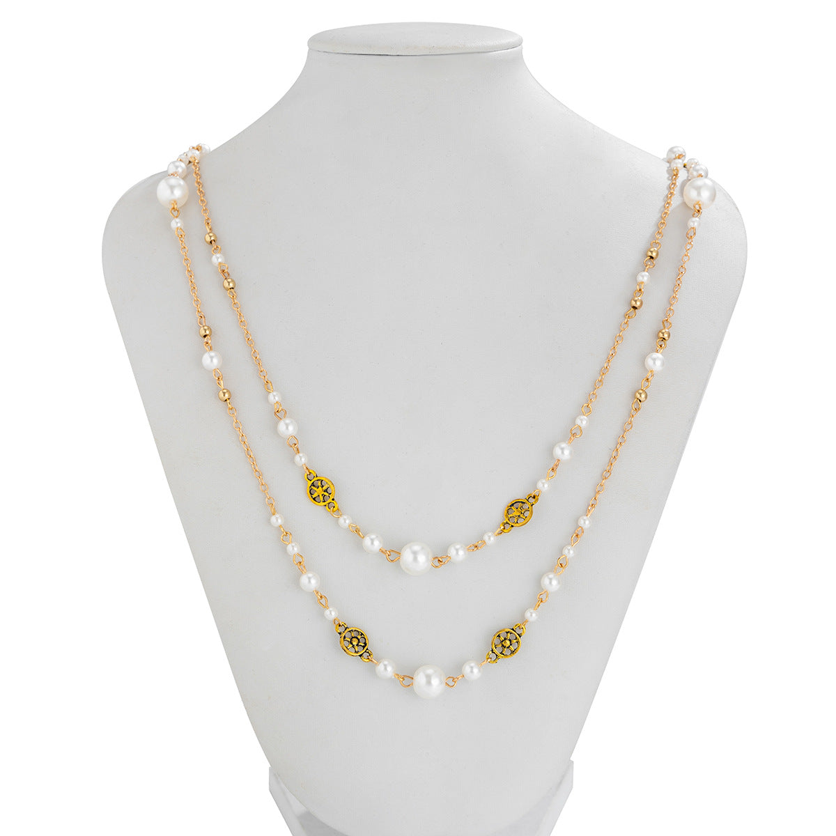 Lenore Layered Pearl Tassel Necklace - Style 1 [1HTOJJ1I]