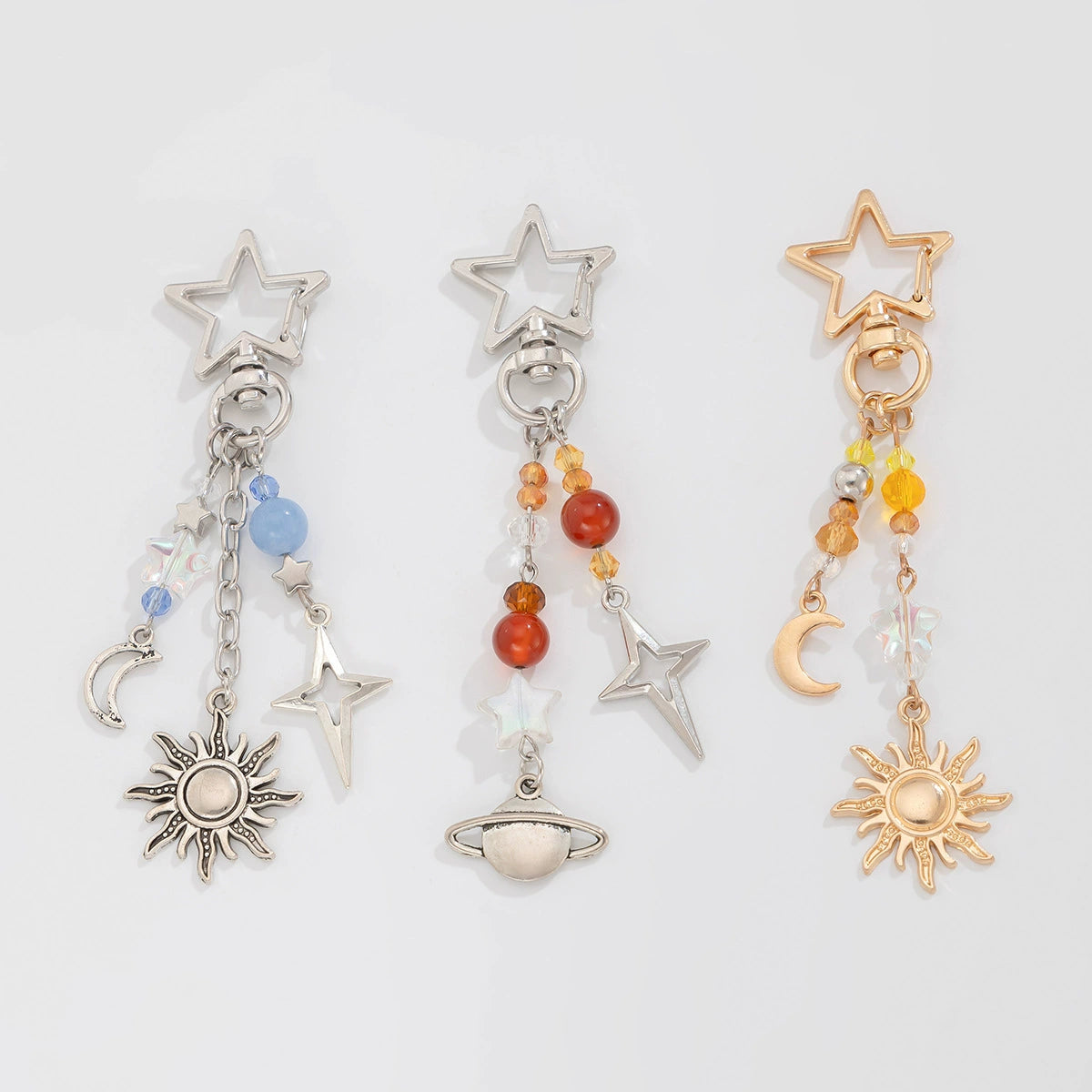 Thea Strawberry Blossom Charms - Mixed Color 3-Piece Charm Set [M7SZNPLW]