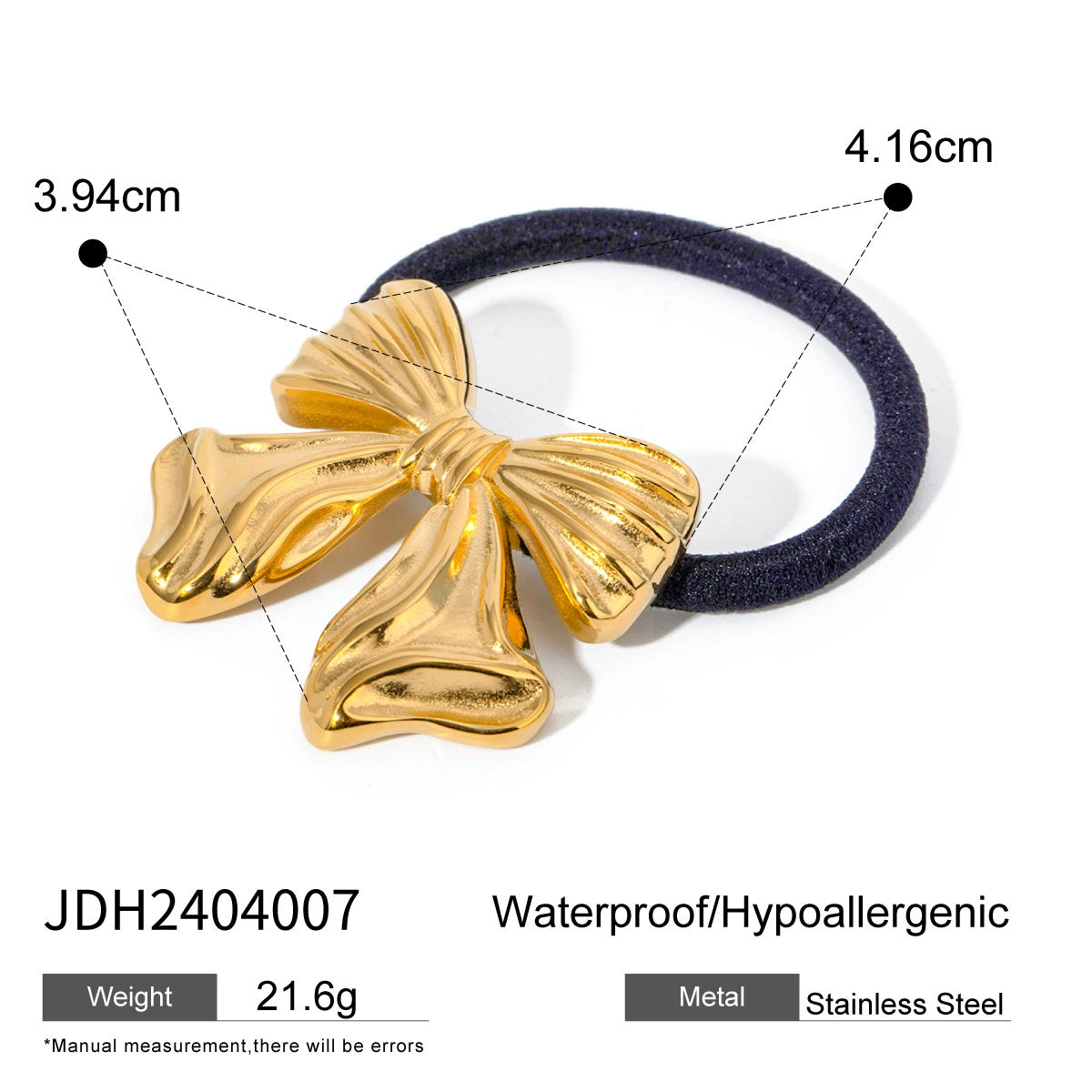 Danely Sleek Metal Hair Ties - JDH2404007 [FA8NZ48W]
