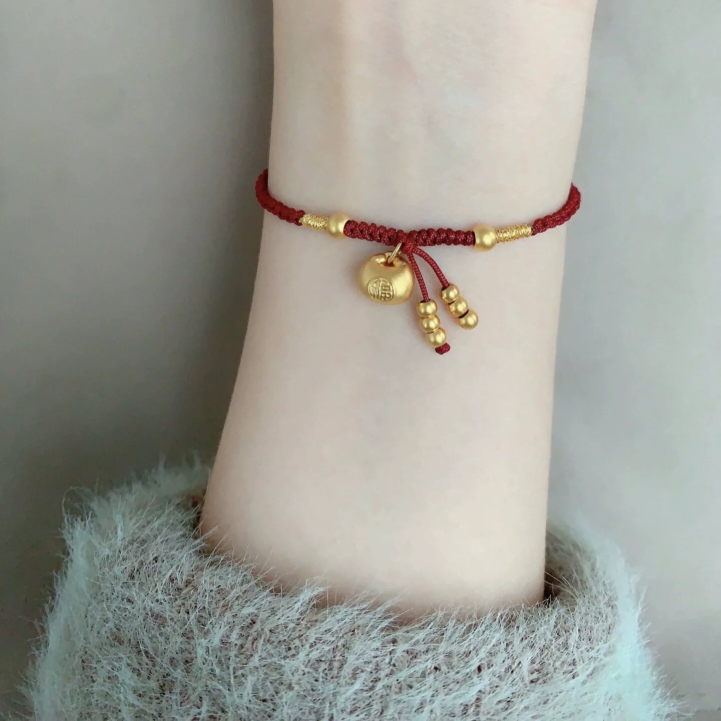 Alli Lucky Charm Bracelet - Little Lucky Charm Woven Bracelet