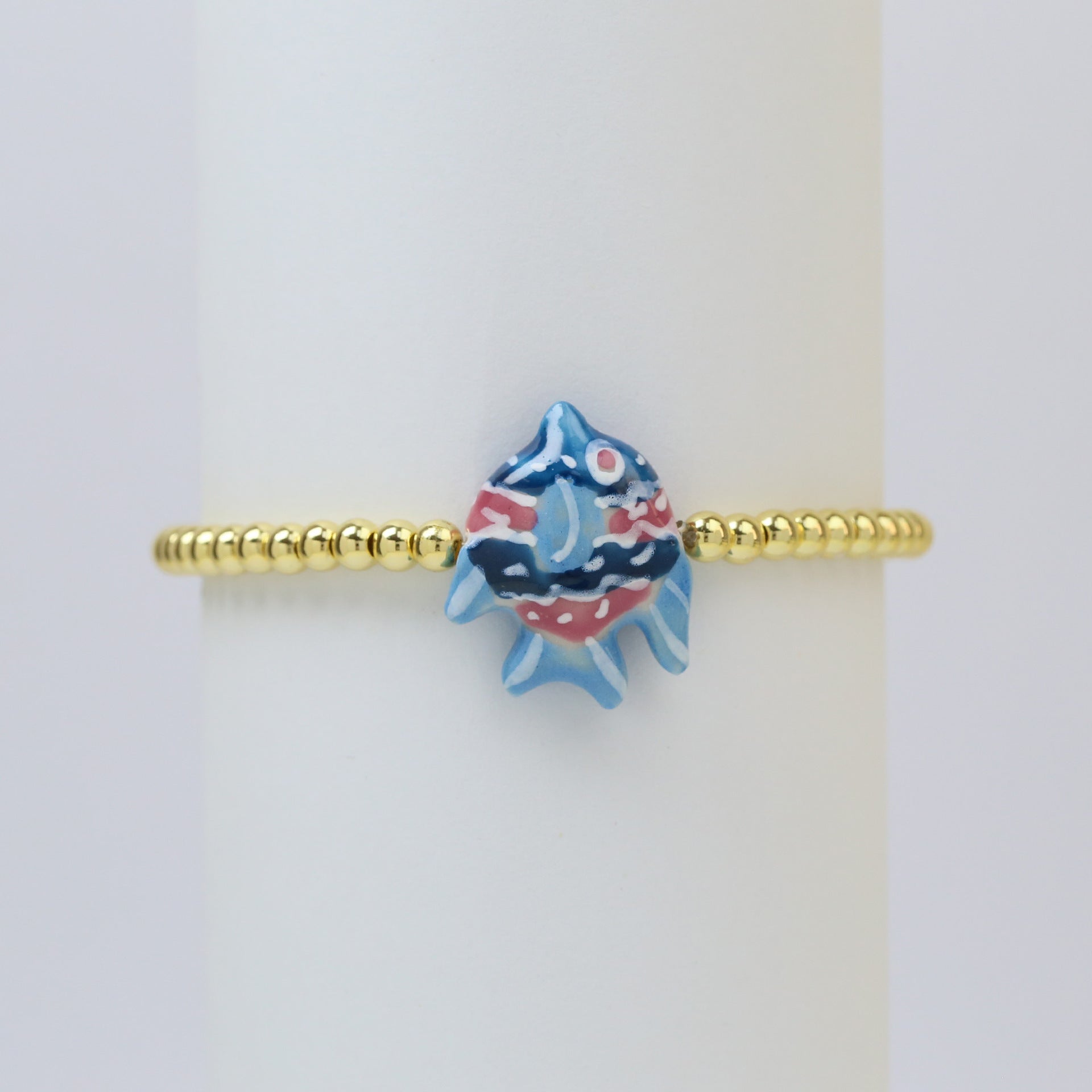 Aubrei Glazed Fish Bracelet - Black Multi [1XMCKUS1]