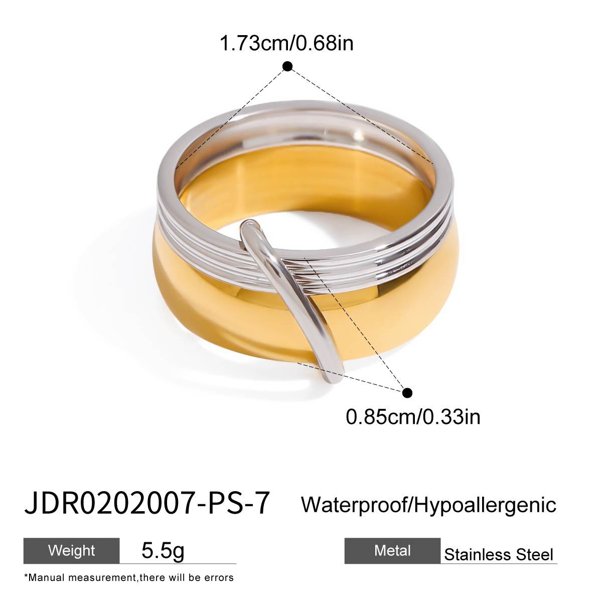 Aadya Stainless Steel Pendant Ring - JDR0202007-PS-7 [CCMUUVFQ]
