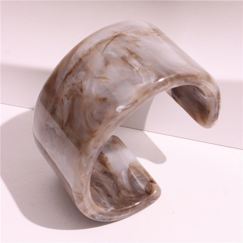 Kalilah Oil Painting Cuff Bracelet - B [J3A3CI22]