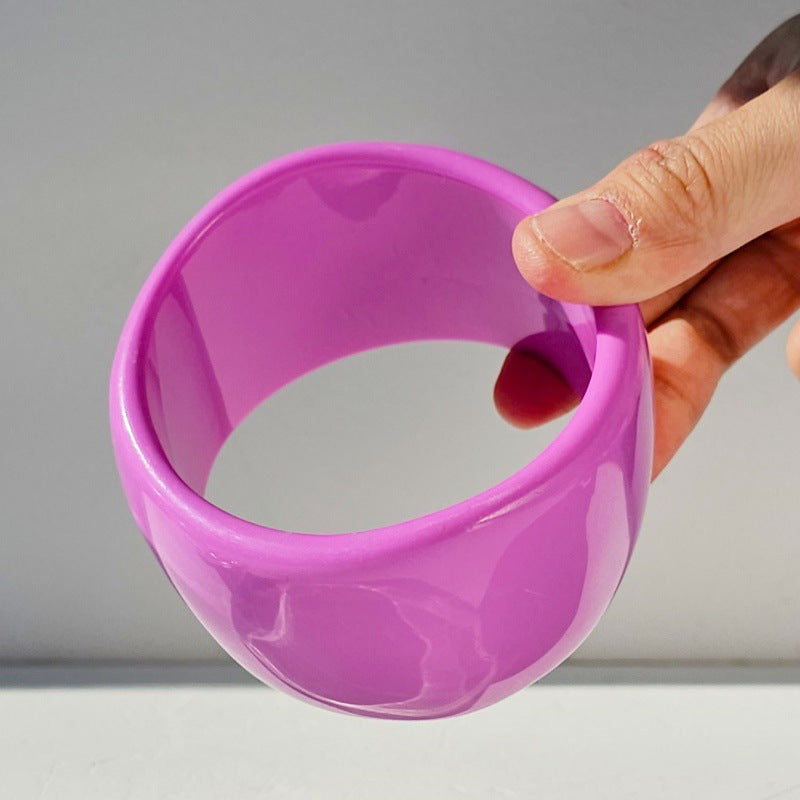 Adeena Macaron Gradient Bangle - E - Purple [DLY9E1XA]