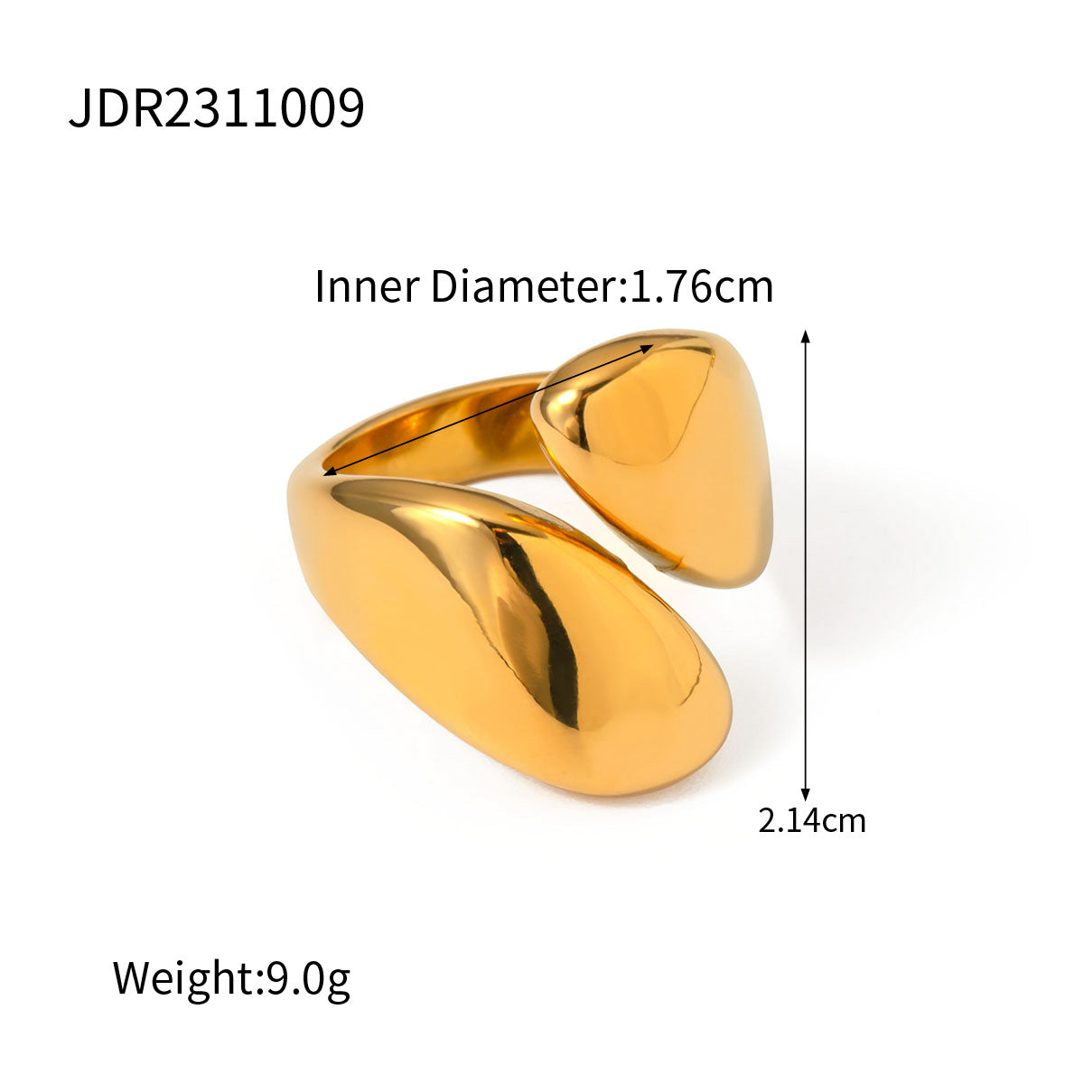 Giavana Stainless Steel Band Ring - JDR2311009 [OZSZQ062]