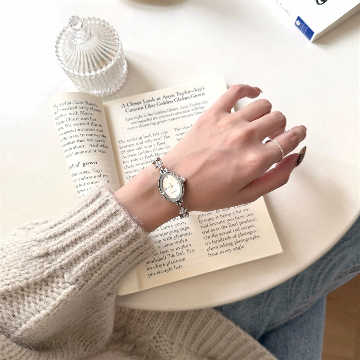 Moksha Mermaid Pendant Watch - Silver [F802VMLW]