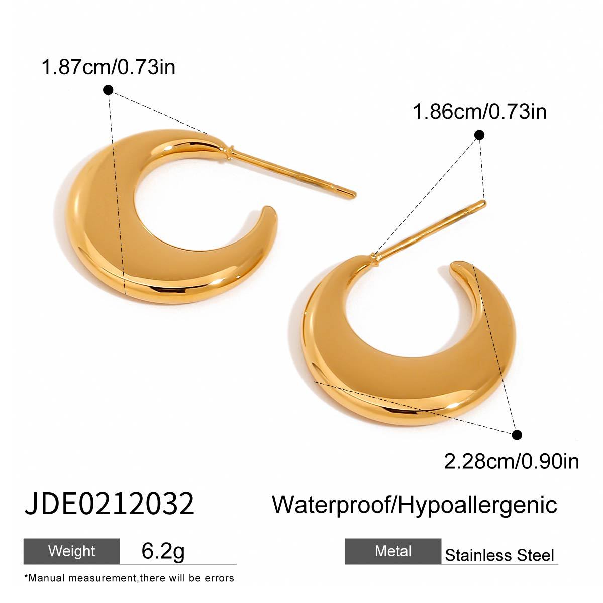 Adali Celestial Stacking Earrings - Gold Tone JDE0212032 [T867QVH6]