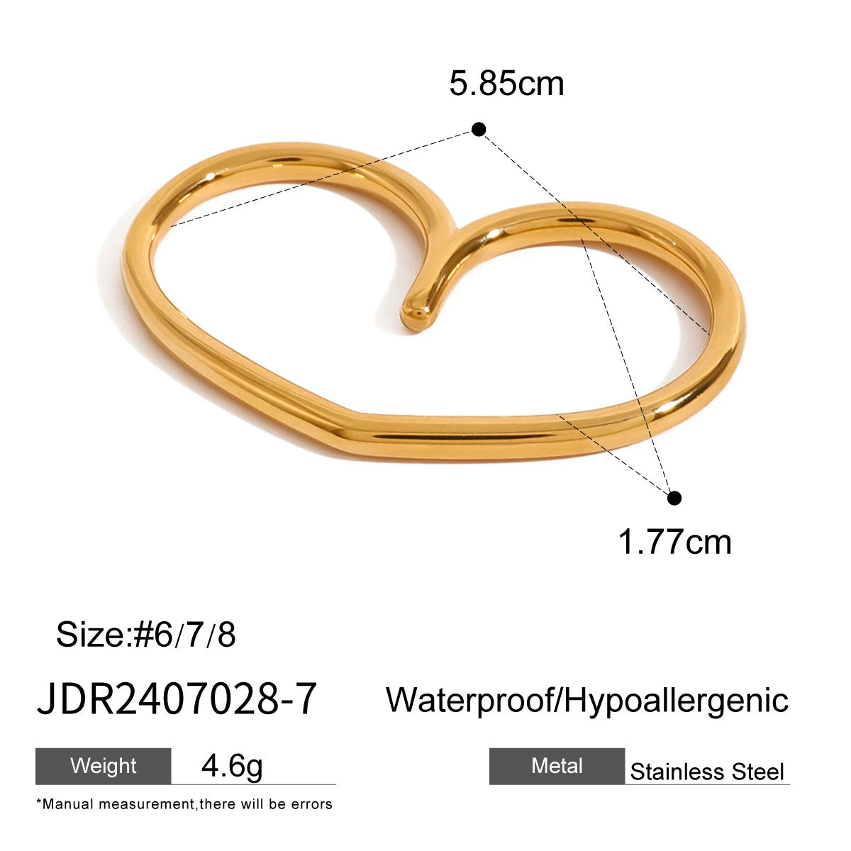 Kennady Modern Dual Ring - Style C [1K43OHSH]