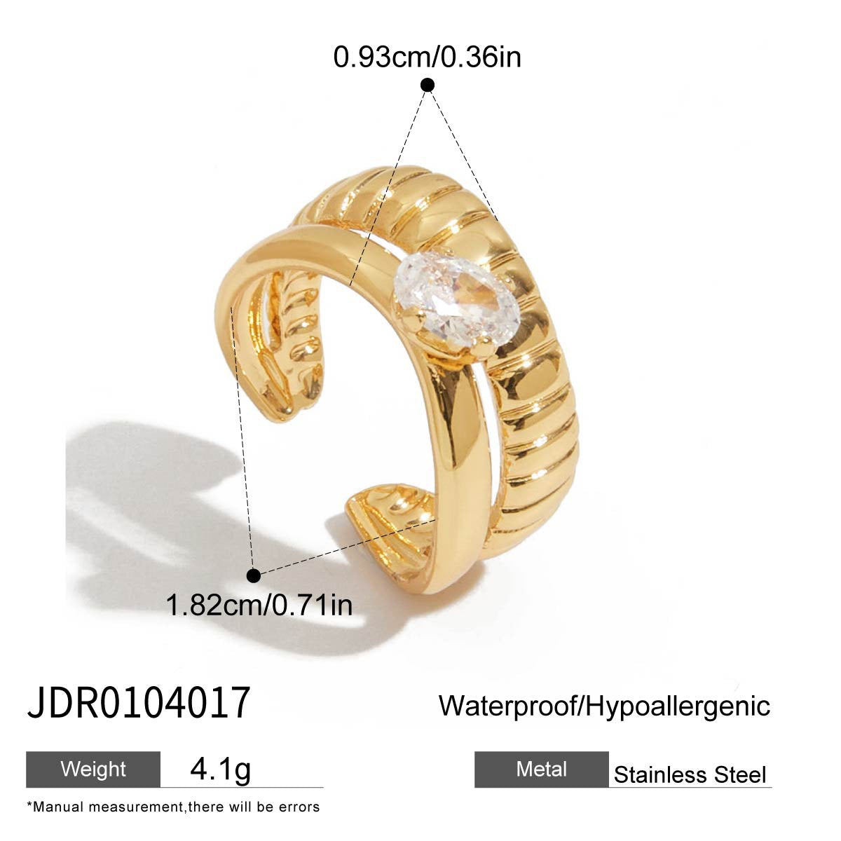 Lucille Elegant Zircon Ring - JDR0104017 [T4IJVJDX]