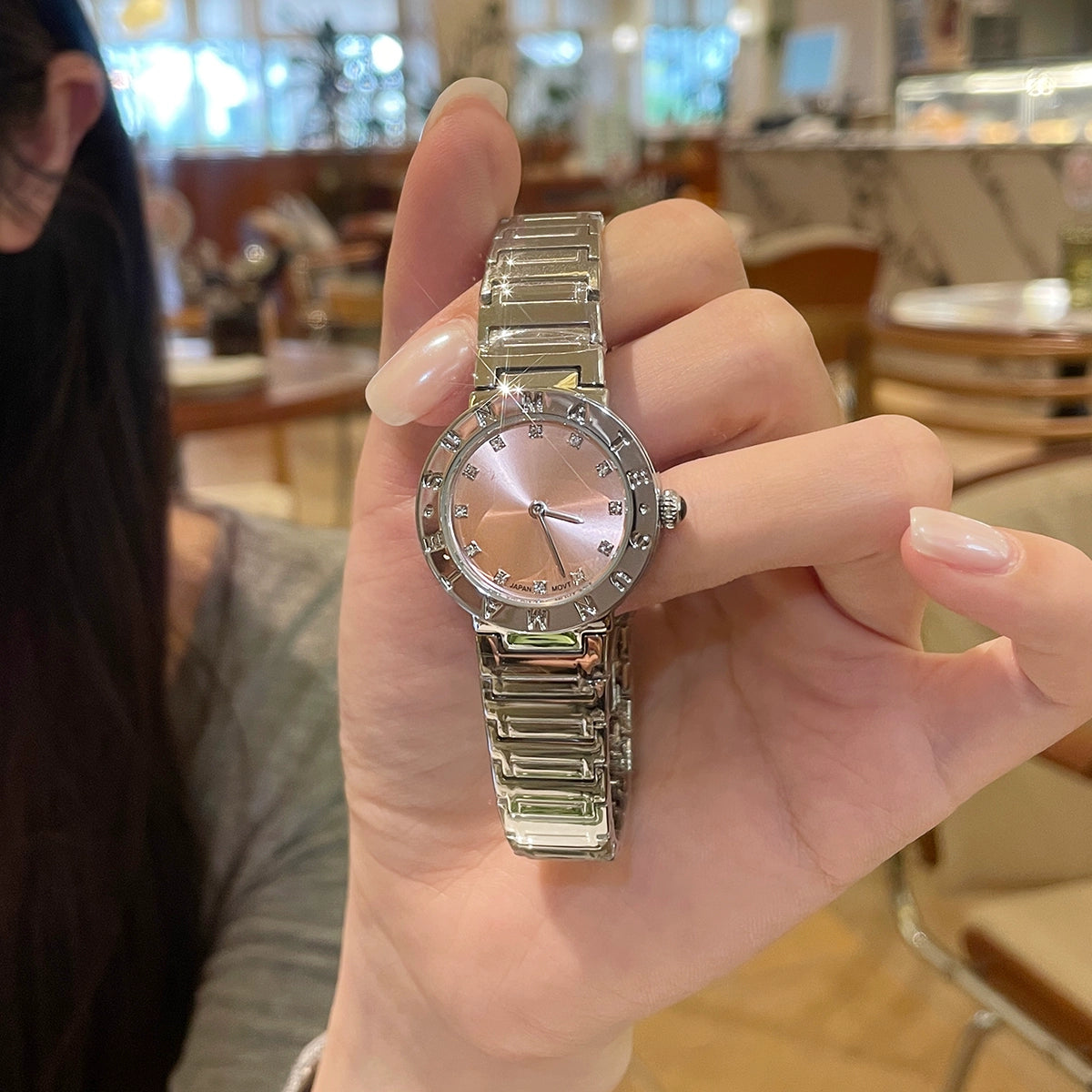 Tyleah Rose Gold Milanese Watch - Pink [X60ZDO5C]