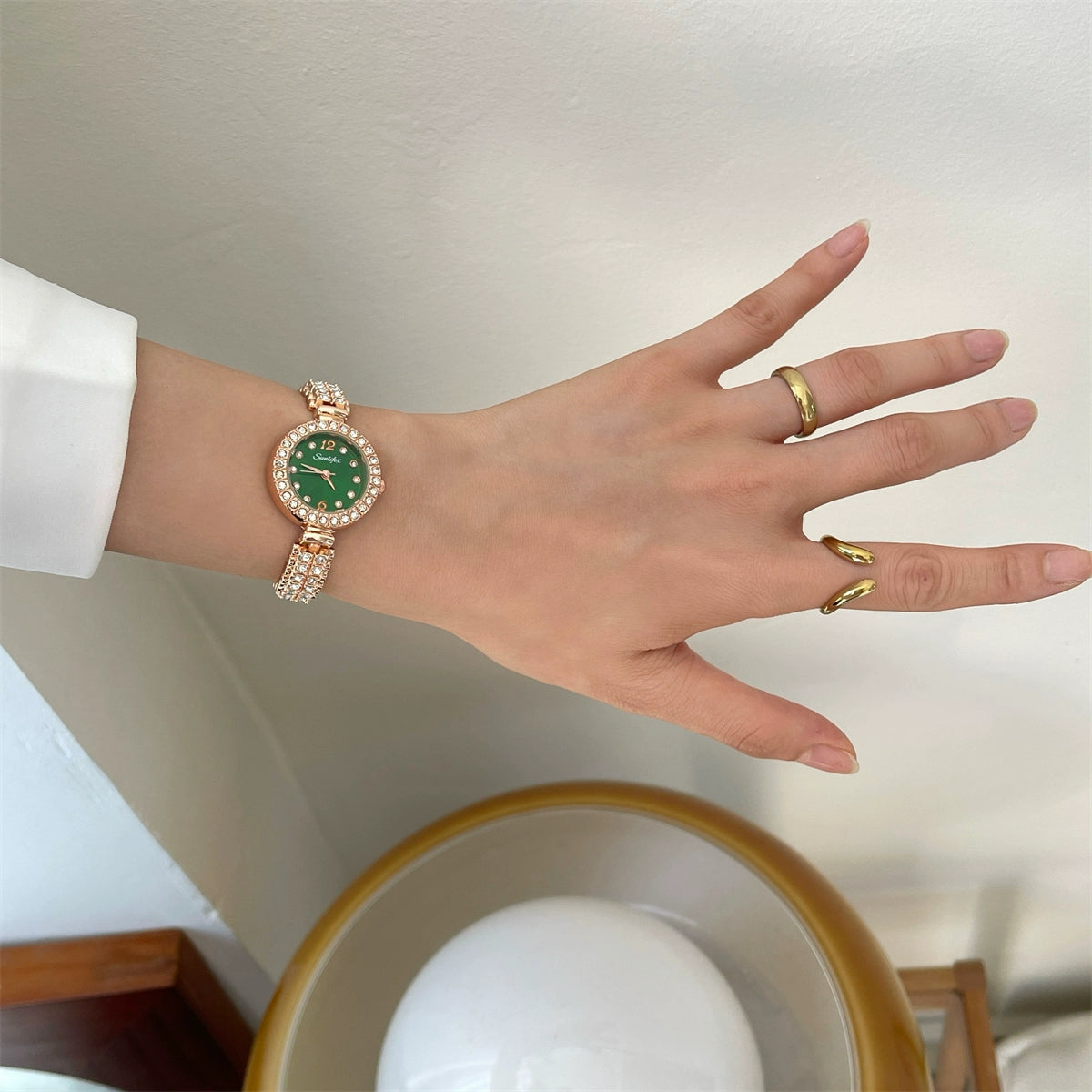 Gisela Celestial Chain Watch - Green [1YZROT9Y]