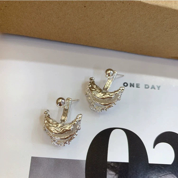 Aleida Celestial Drop Earrings - Silver
