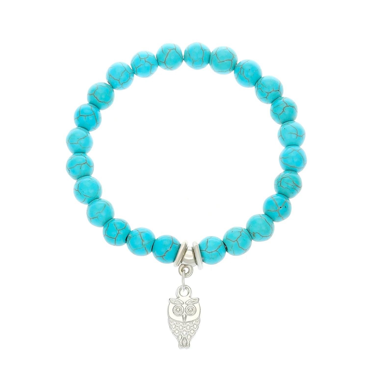 Temperance Stacked Cross Bead Bracelet - 08