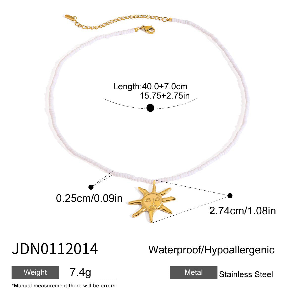 Danae Starfish Layered Necklace - JDN0112014 [YENVUFB5]