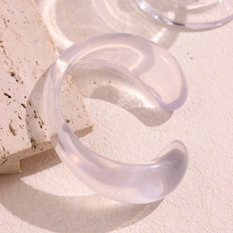 Everlee Abstract Resin Cuff - Style B [M2FKHJFF]