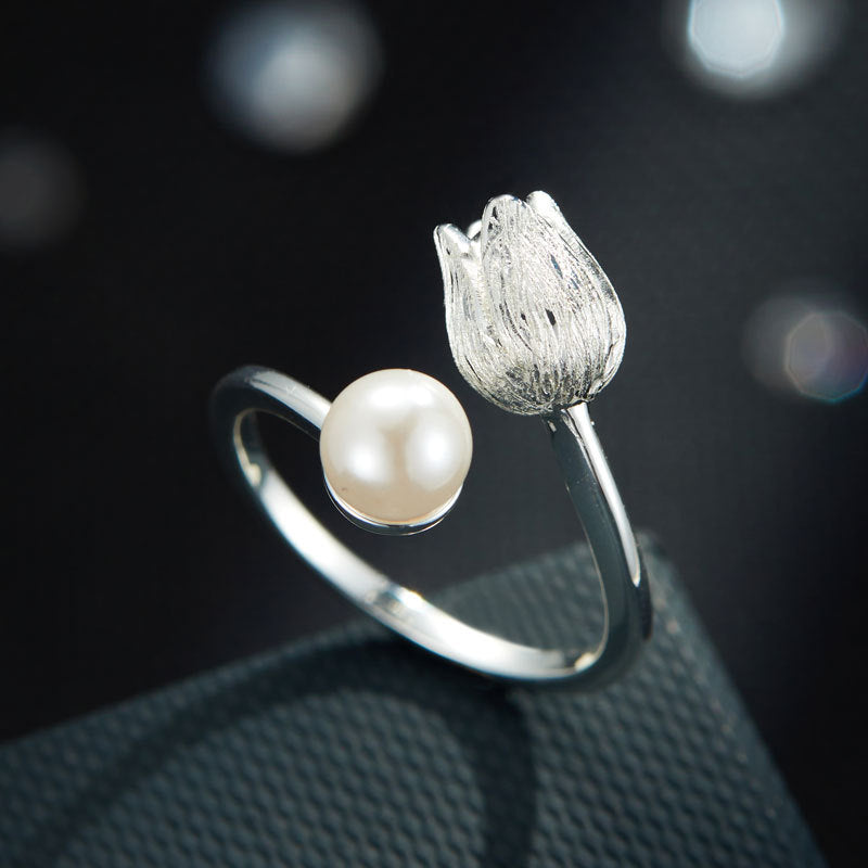 Kenlee Golden Tulip Ring - Gold Tone B [T4F84OH7]
