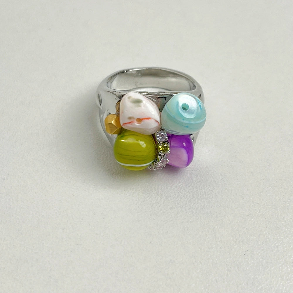 Rogue Stacked Enamel Ring - Style A [5FLQT29F]
