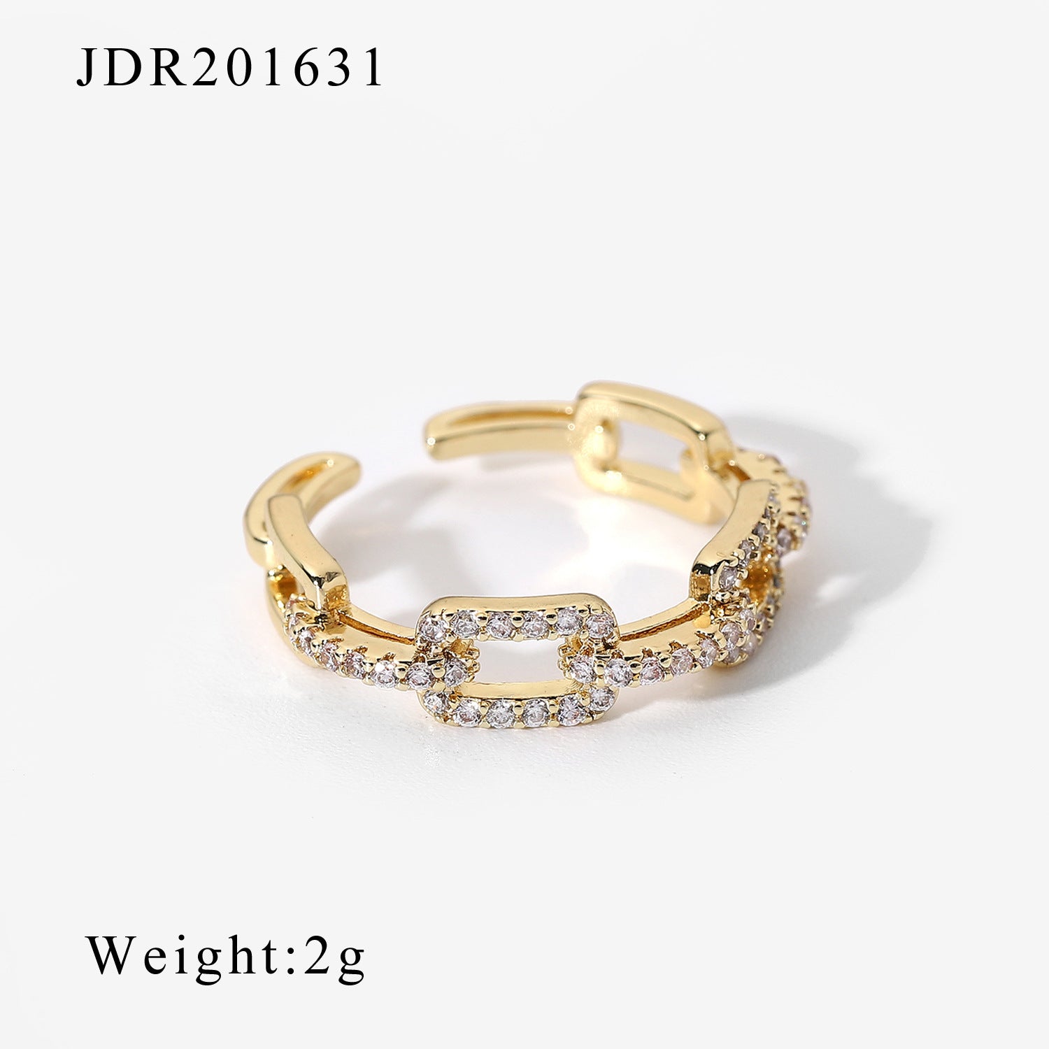 Reena Linked Ring Bracelet - JDR201631 [FGUXO16S]