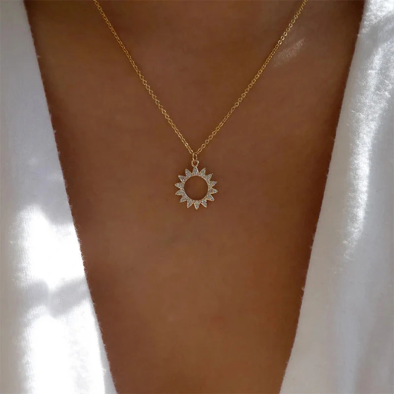 Brileigh Crystal Triangle Necklace - N0310-10