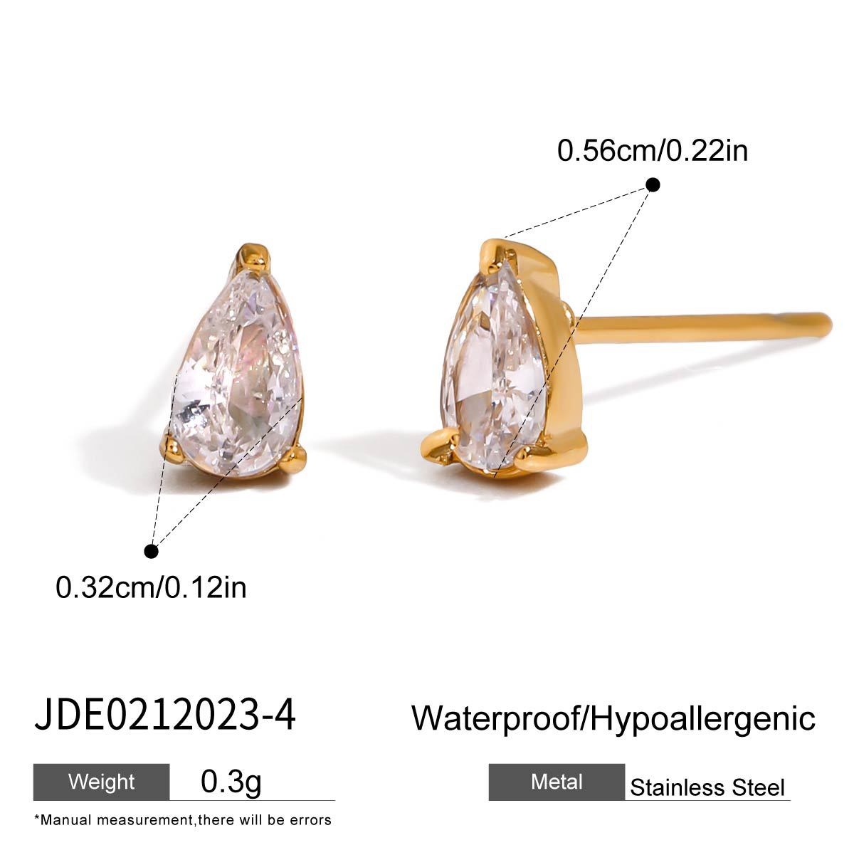 Karrington Diamond Circle Hoop Earrings - JDE0212023-4 [E032QL1Q]