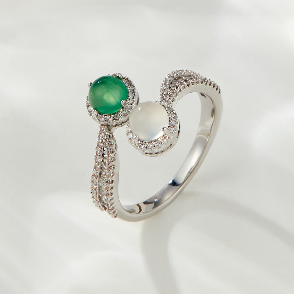 Alesana Dual Stone Ring - R15895K0106 [00KM6GDB]