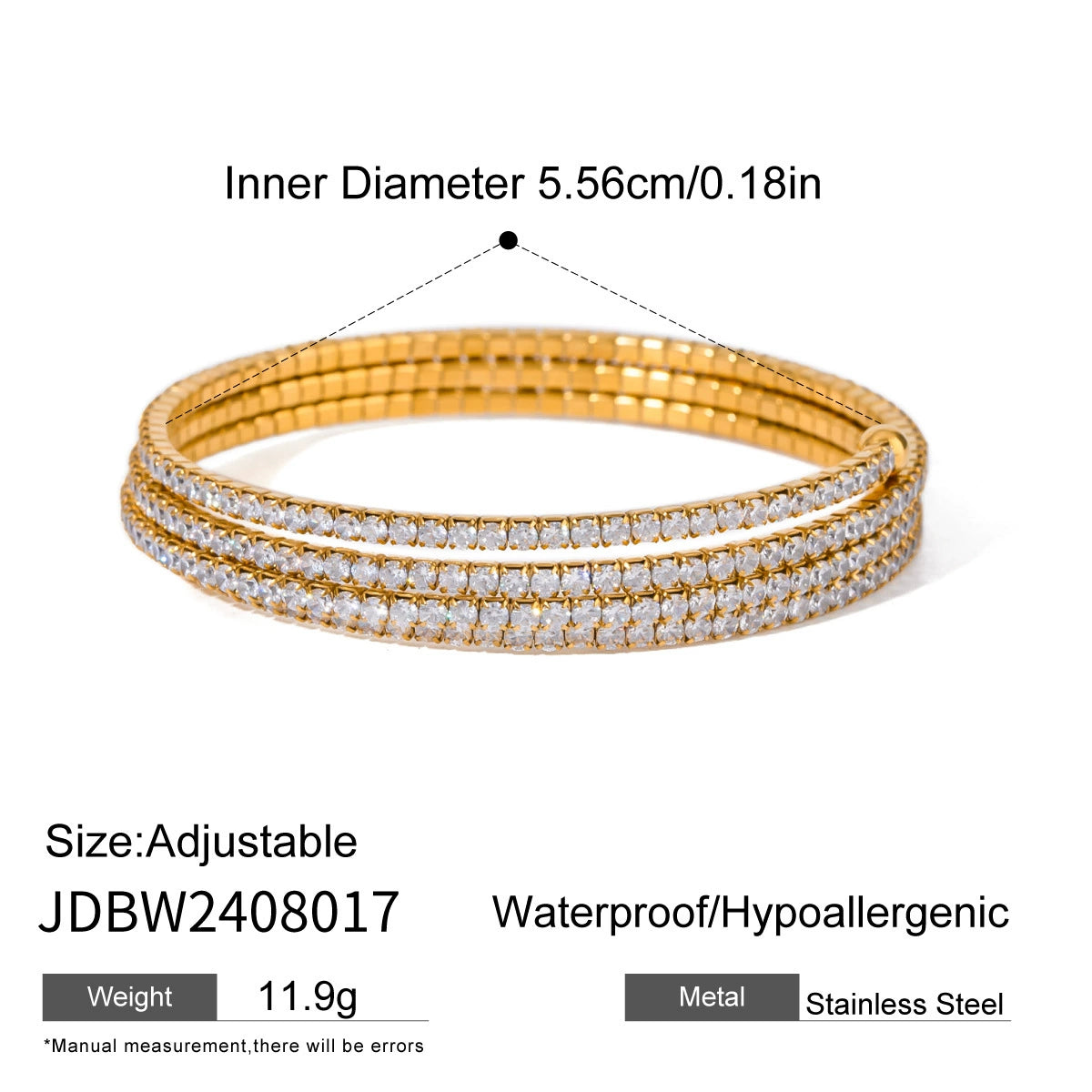 Avari Zircon Buckle Bracelet - Green Zircon Silver Tone [8UKPKU3D]