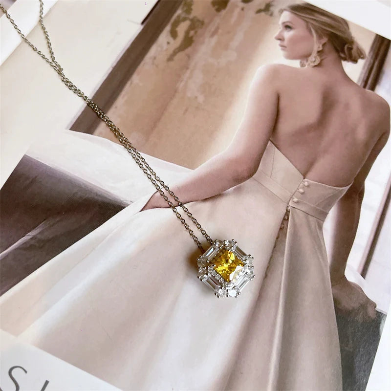 Brynlie Radiant Yellow Jewelry - Necklace Style