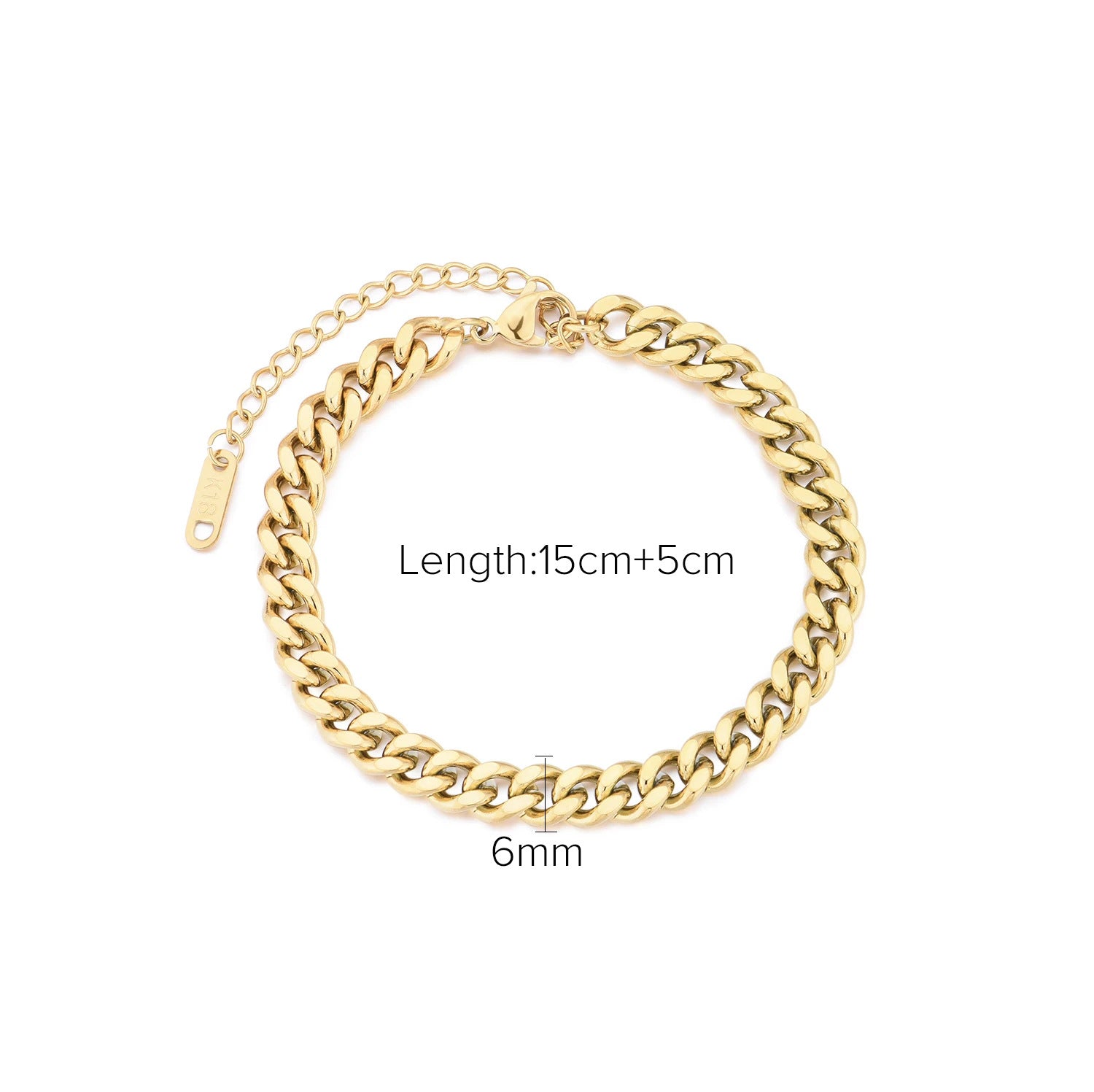 Megan Classic Cuban Bracelet - JDB201047-2 [PVDUJ1NM]