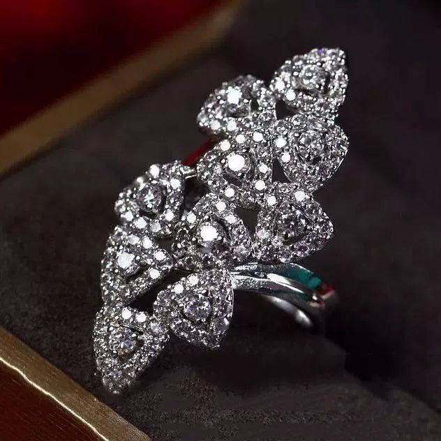 Maliyah Zircon Open Ring - One Size Open [Z3DRJDRN]