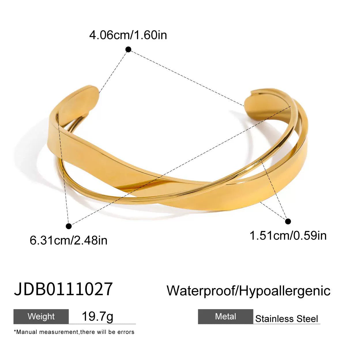 Jayde Minimal Gold Chain Bracelet - SKU: JDB0111027 [3II0SDQG]