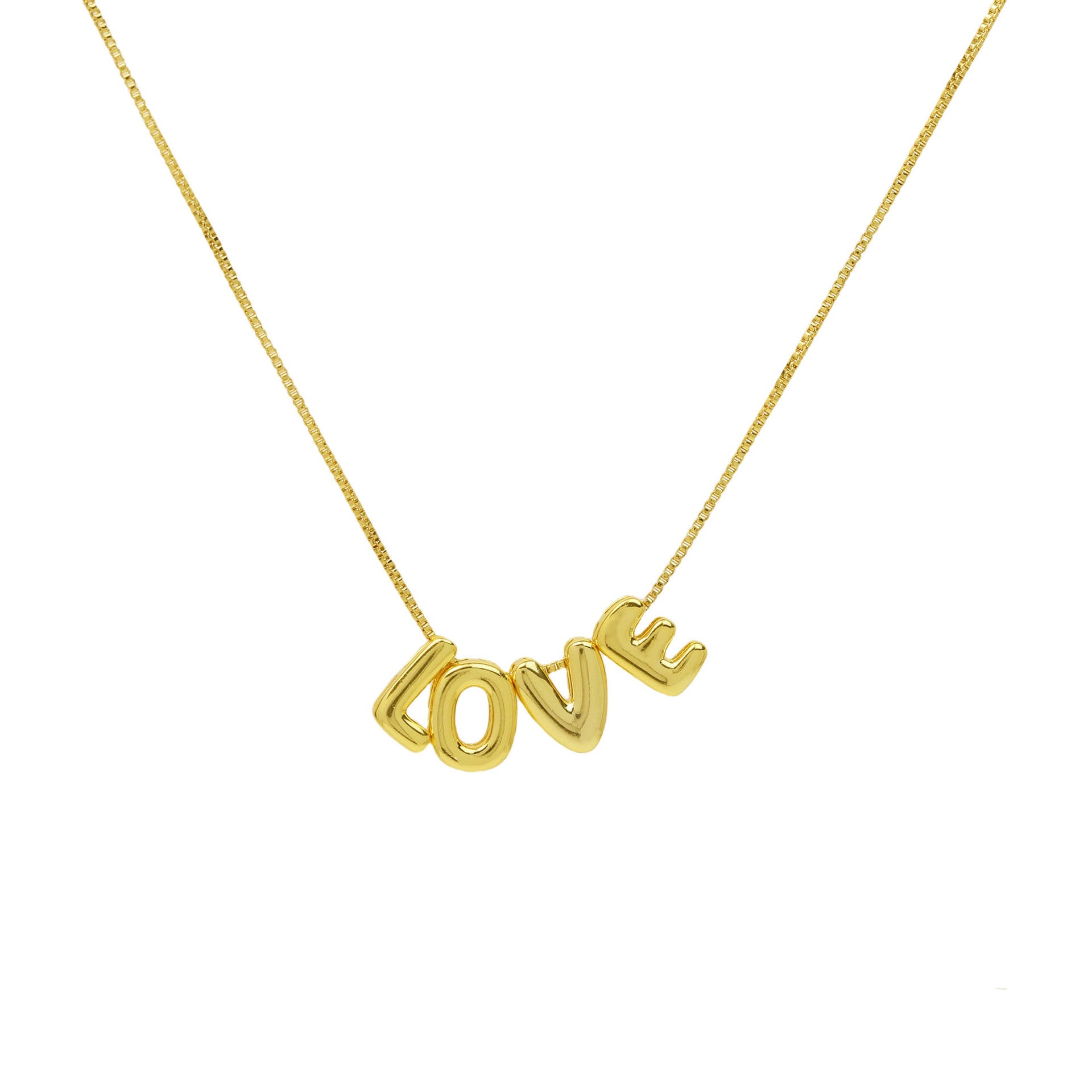 Deliah Brass Bubble Charm Necklace - FP231102 [73CZ408K]