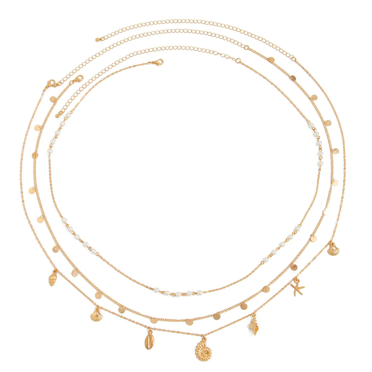Aster Gold Marine Waist Chain Set - Gold
