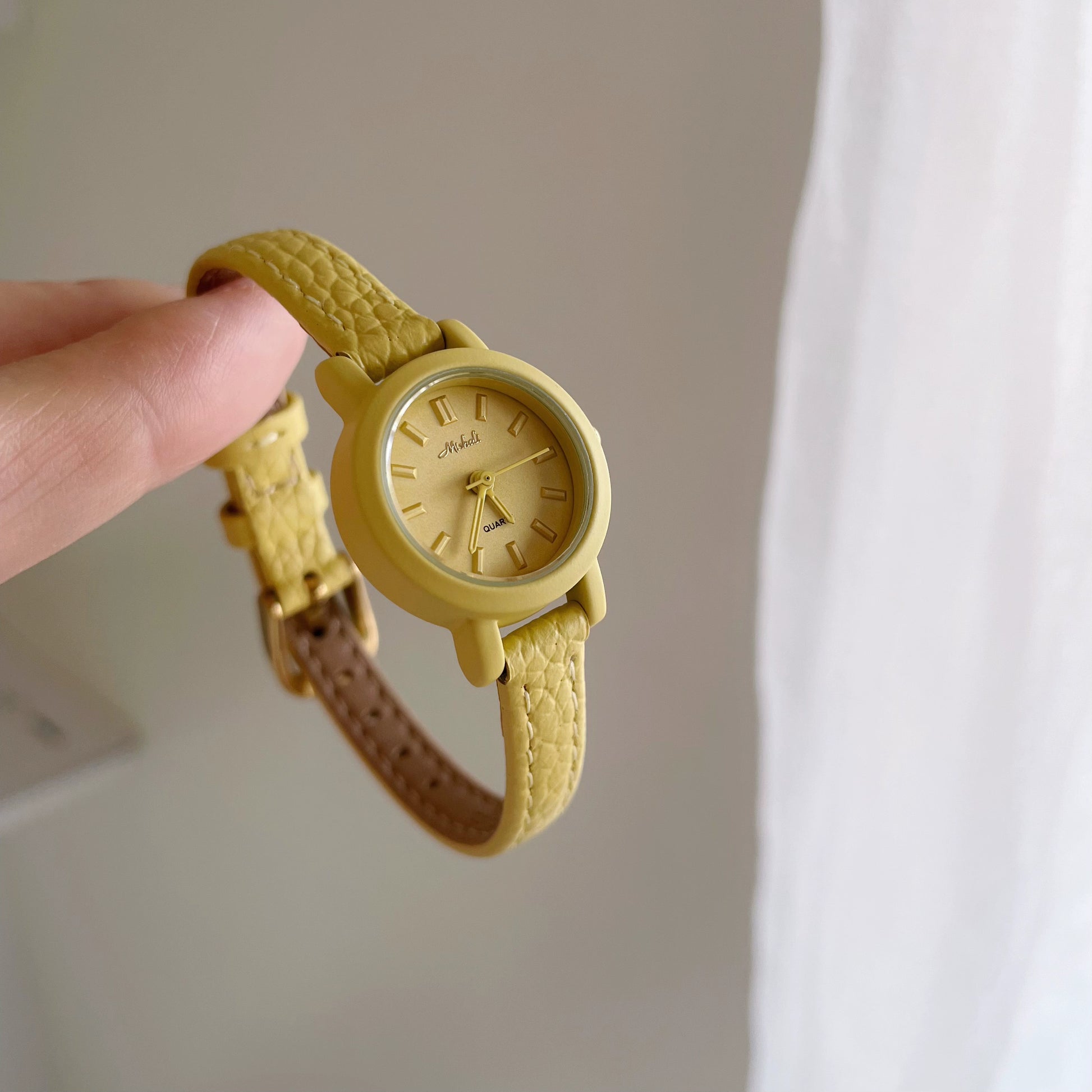 Korbyn Vibrant Petite Watch - Tender Yellow