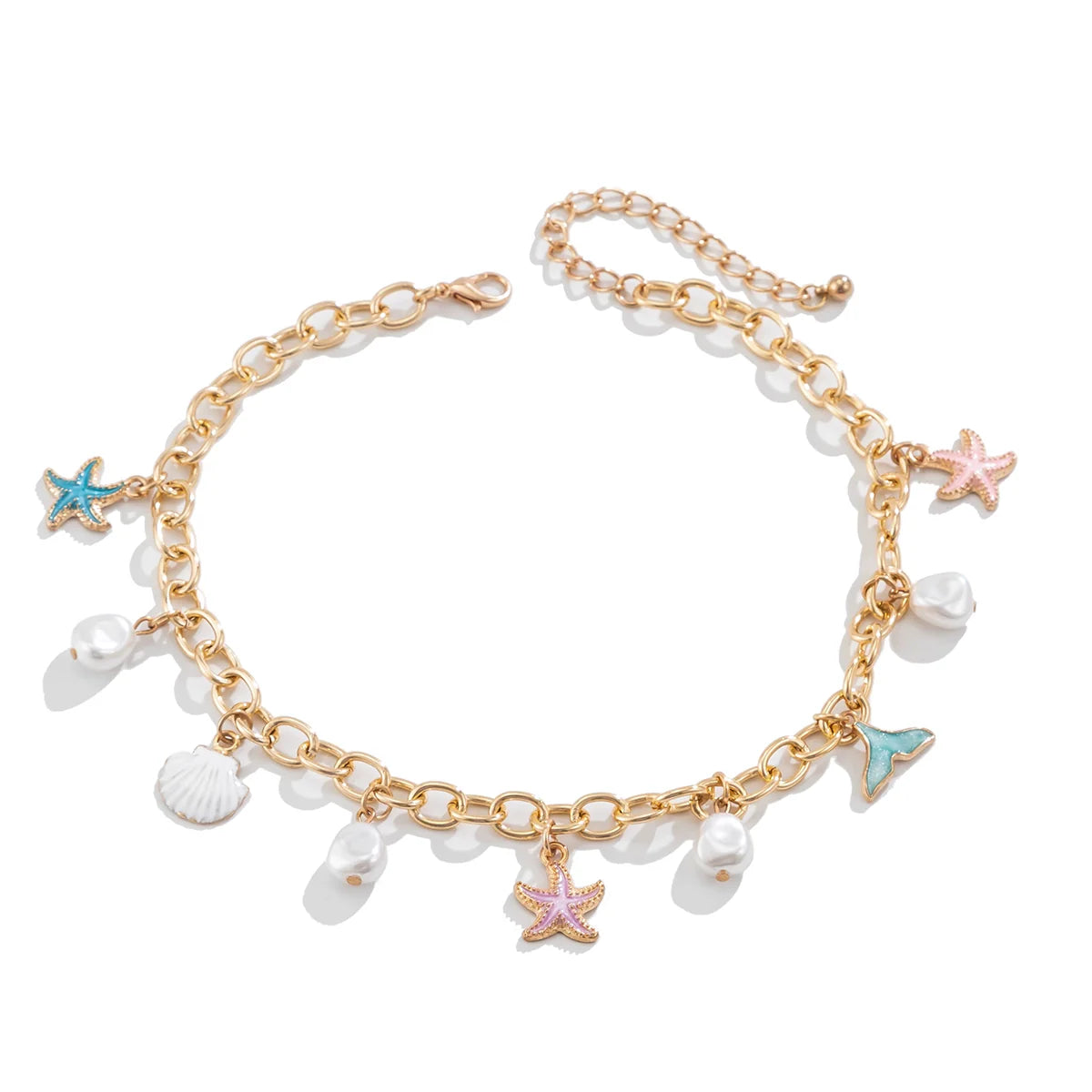 Holly Iridescent Shell Necklace - necklace