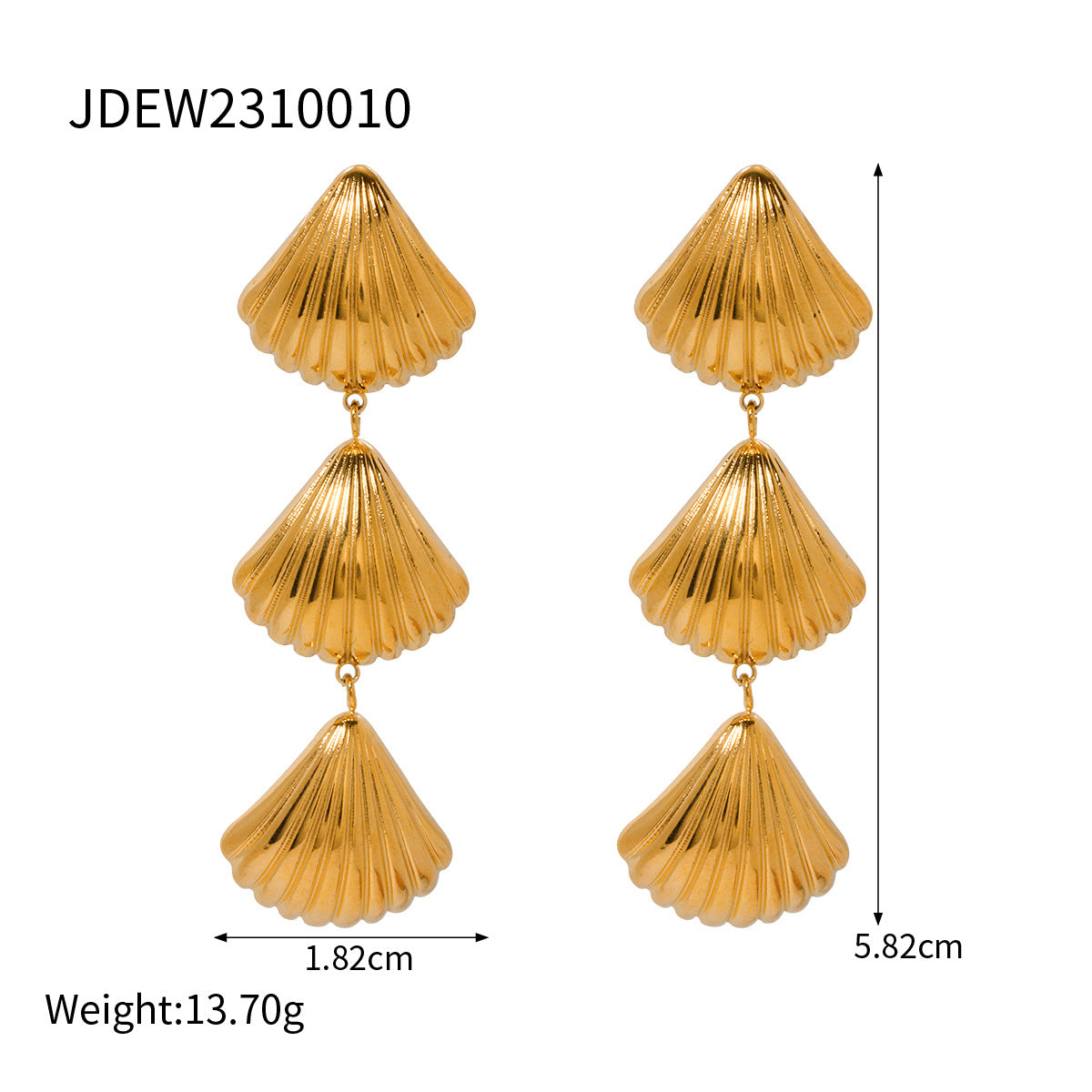 Makenzi Marine Shell Earrings - Style 4 [IFWWFVLX]