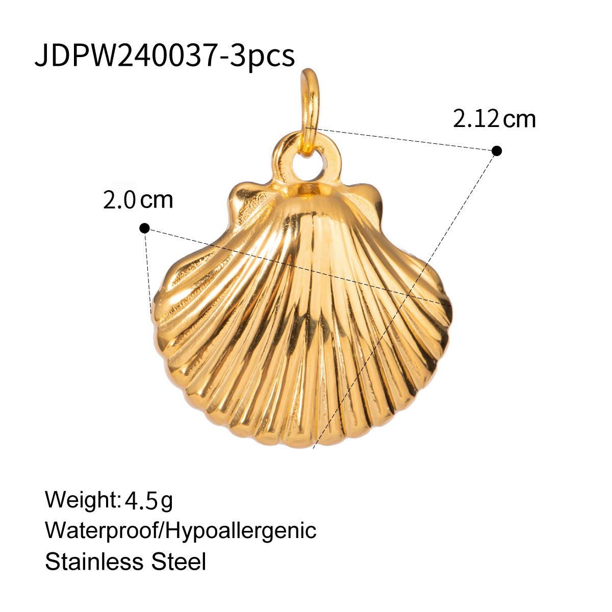 Avery Celestial Marine Charms - JDPW240037 (3 pcs) [1H1AQP7I]