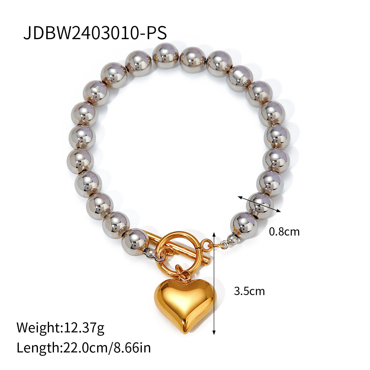 Jackeline Layered Charm Bracelet Set - JDBW2403010-PS [KMNV1NC2]