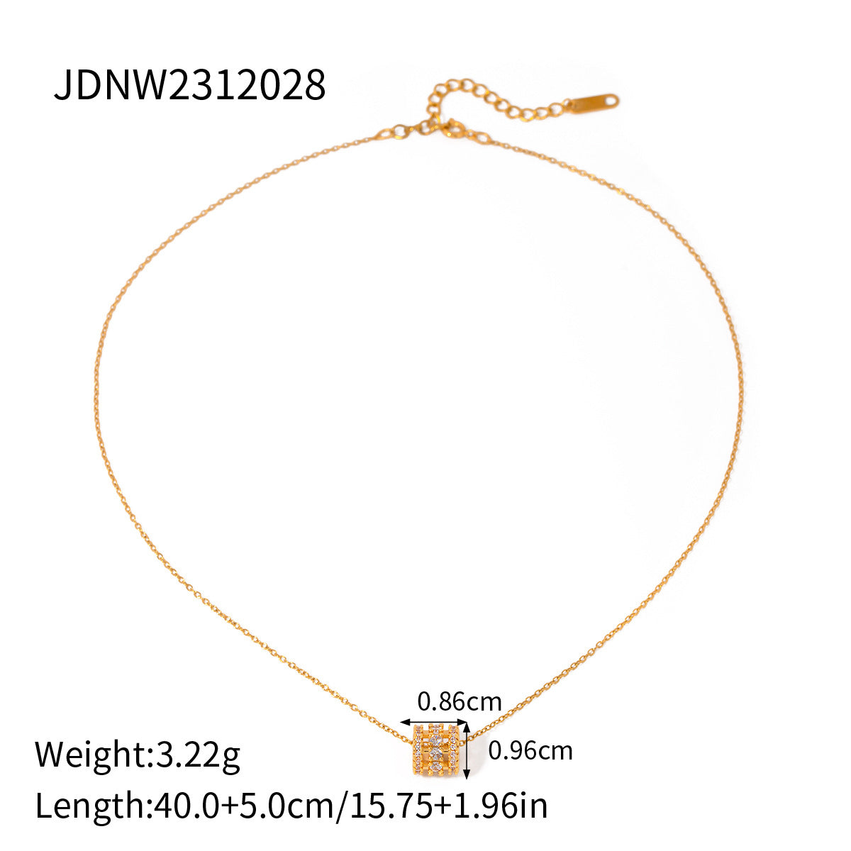 Emmanuela Clover Charm Necklace - Option JDNW2312028 [W024YVZQ]