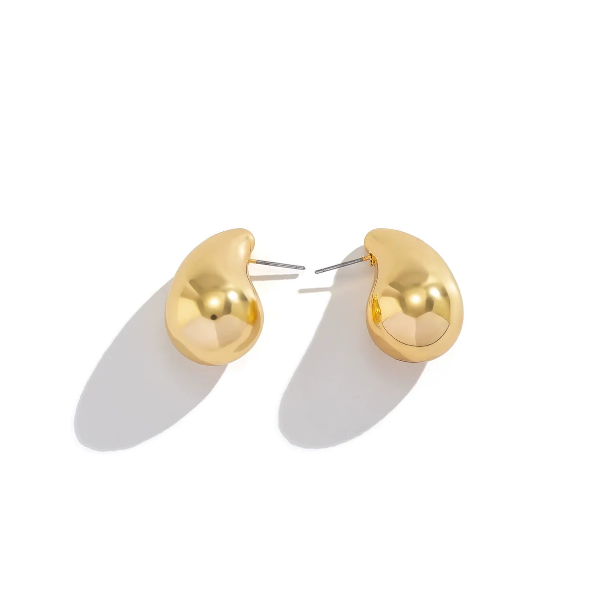Amanda Serpentine Chain Jewelry - Stud Earrings Gold