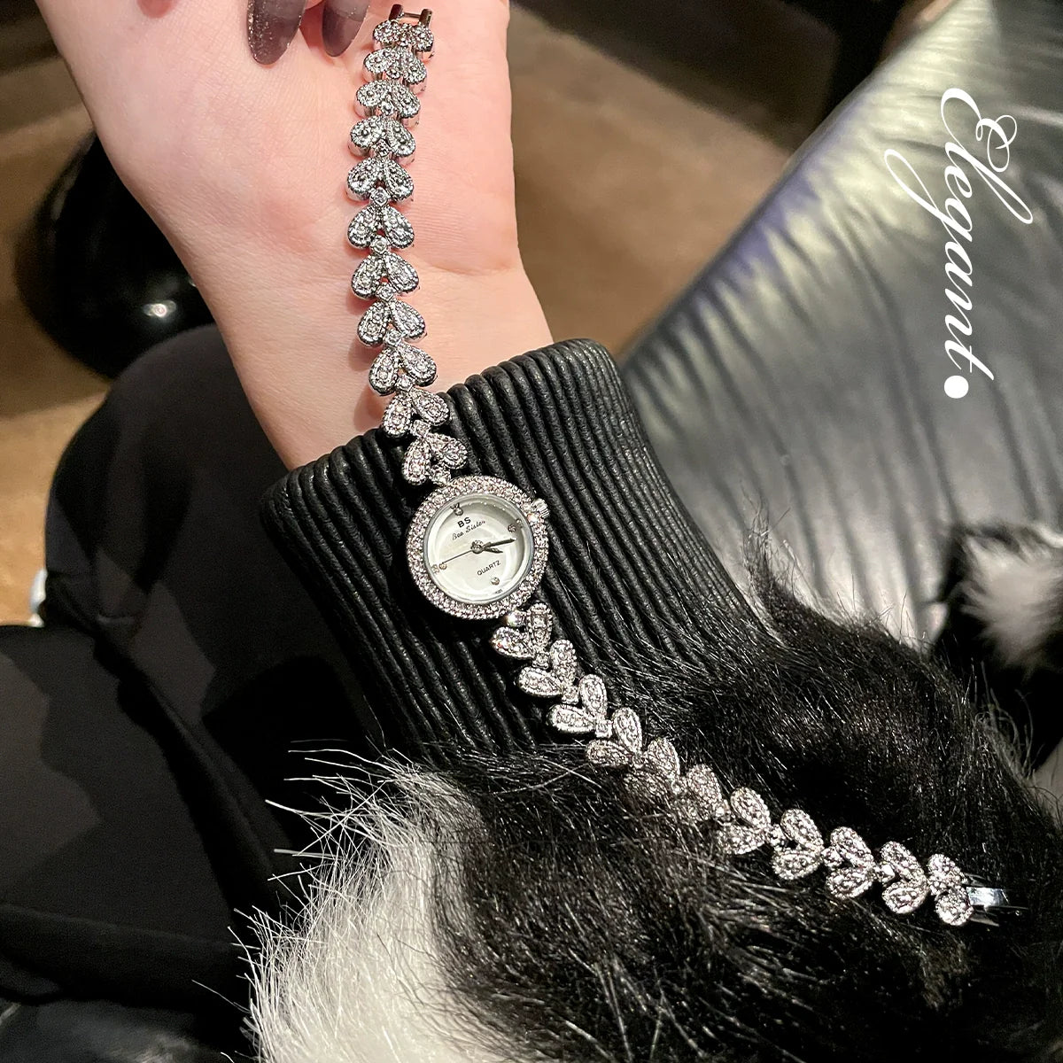 Eliany Starlight Mermaid Watch - Silver
