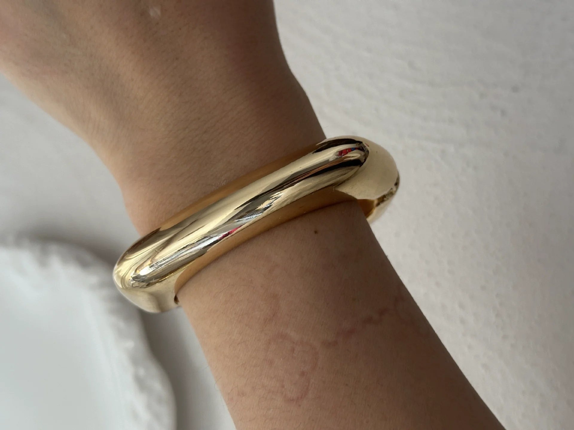 Saraiya Sculptural Cuff Bracelet - Gold
