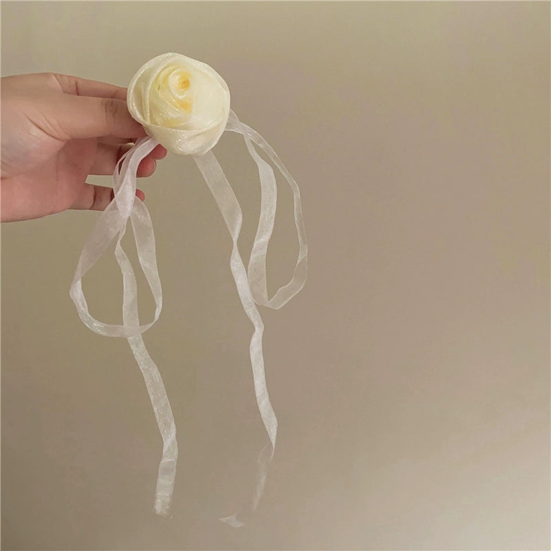 Elowen Rose Lace Necklace - Fluorescent Yellow [0BK7X338]