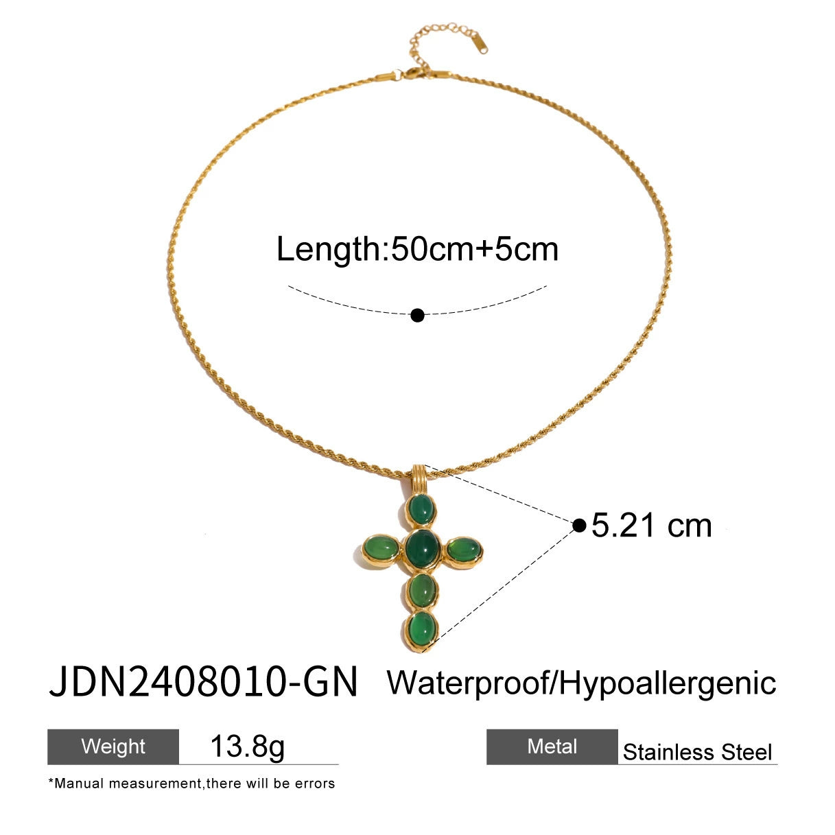 Ayonna Stainless Fruit Charm Jewelry - JDN2408010-GN [I26DHBO8]