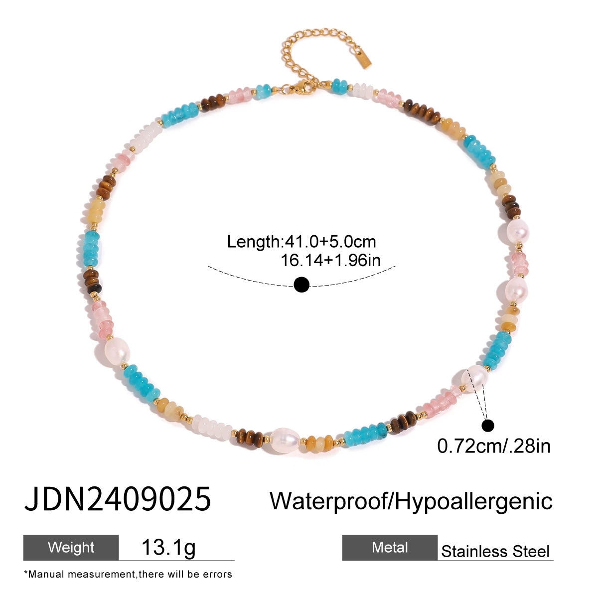 Zianna Tiger Eye Pendant Necklace - JDN2409025 [CKI1MEAZ]