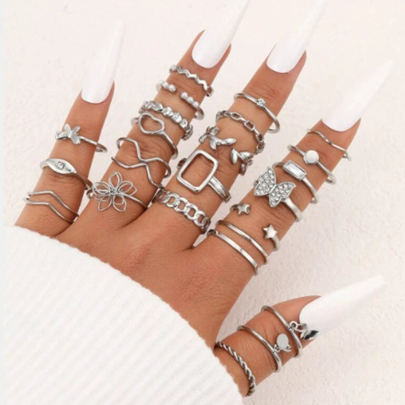Kassidy Butterfly Ring Set - Style 18 [HW2PIOY0]