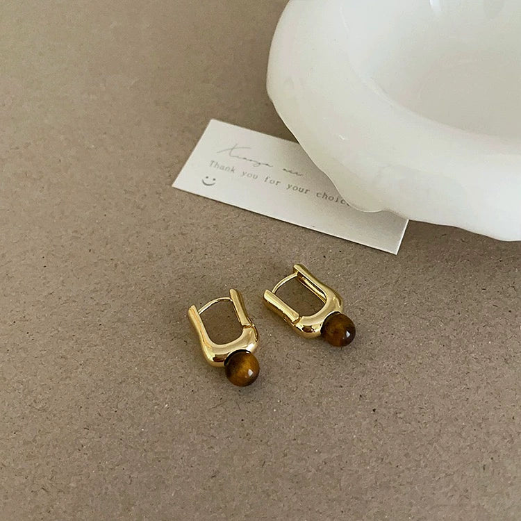 Jaimee Star Amber Earrings - Style 4