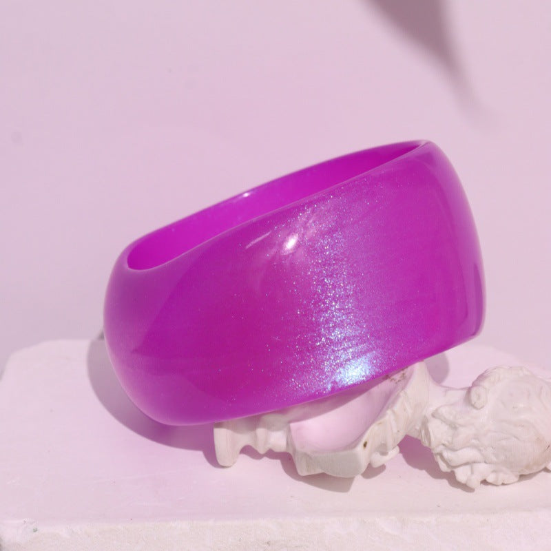 Jaziyah Irregular Colorful Resin Bracelet - G (Opaque) [31BWAU03]