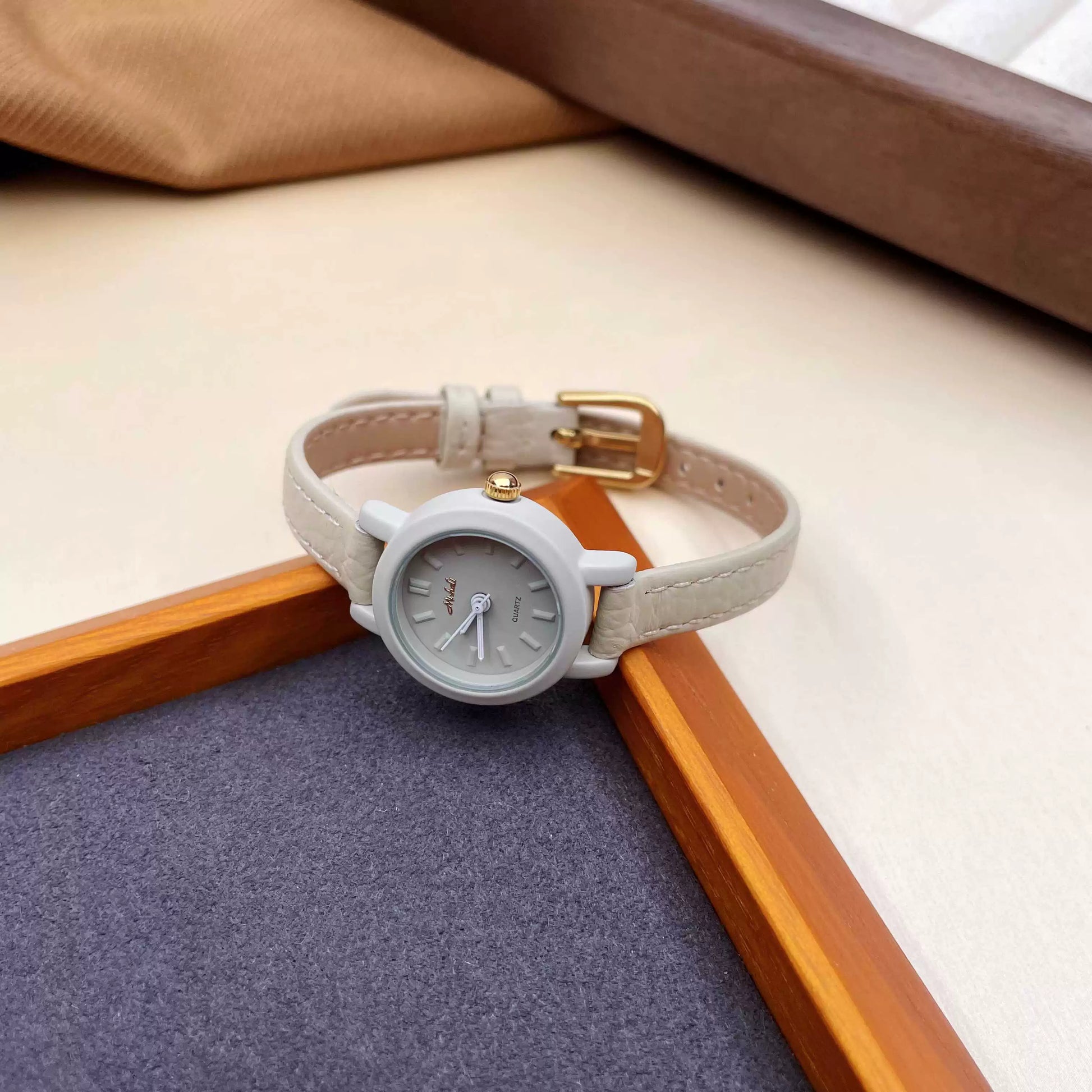 Korbyn Vibrant Petite Watch - Gray White