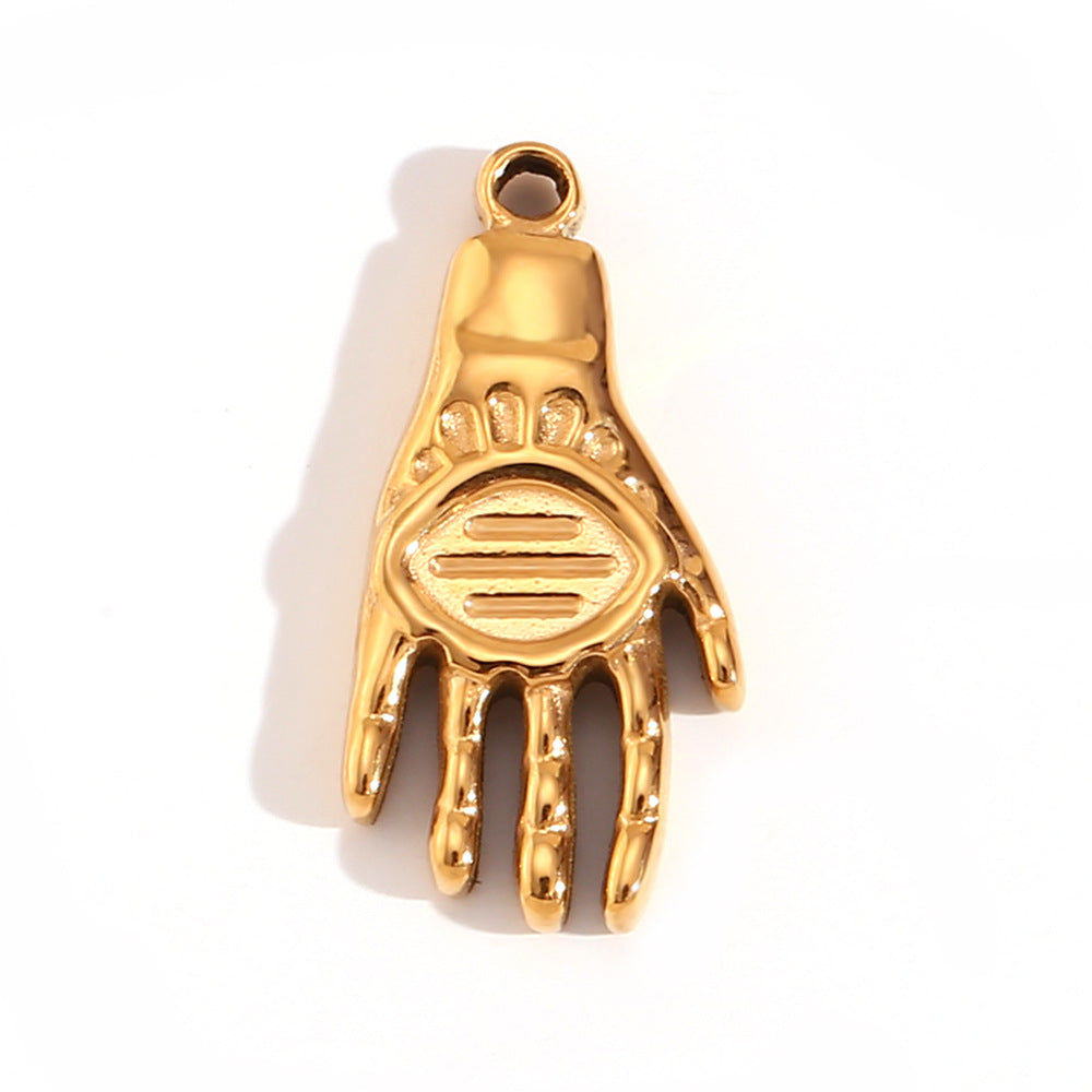 Kalayah Geometric Celestial Charms - Branded Palm Pendant [C6AMT700]